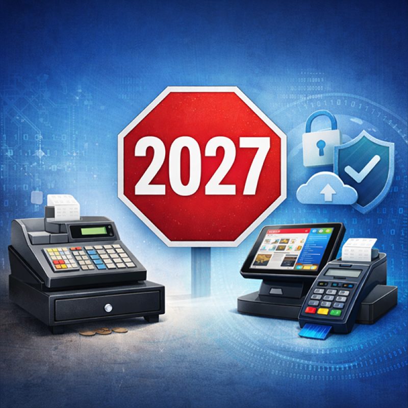 Letar du efter ett kassasystem som klarar Skatteverkets krav 2027, Kassa & Pos hjälper dig